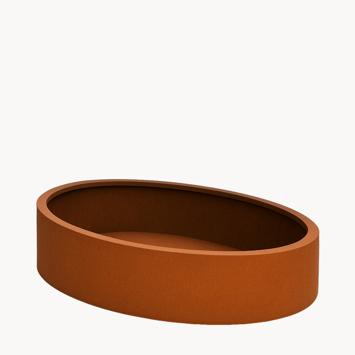 Ovaler Cortenstahl Pflanzkübel im modernen Design – hochwertiges Pflanzgefäß mit Edelrost-Optik, ideal für Garten, Terrasse und Landschaftsbau. Robuster, frostfester und pflegeleichter Metall Pflanzkübel für stilvolle Bepflanzung im Außenbereich.