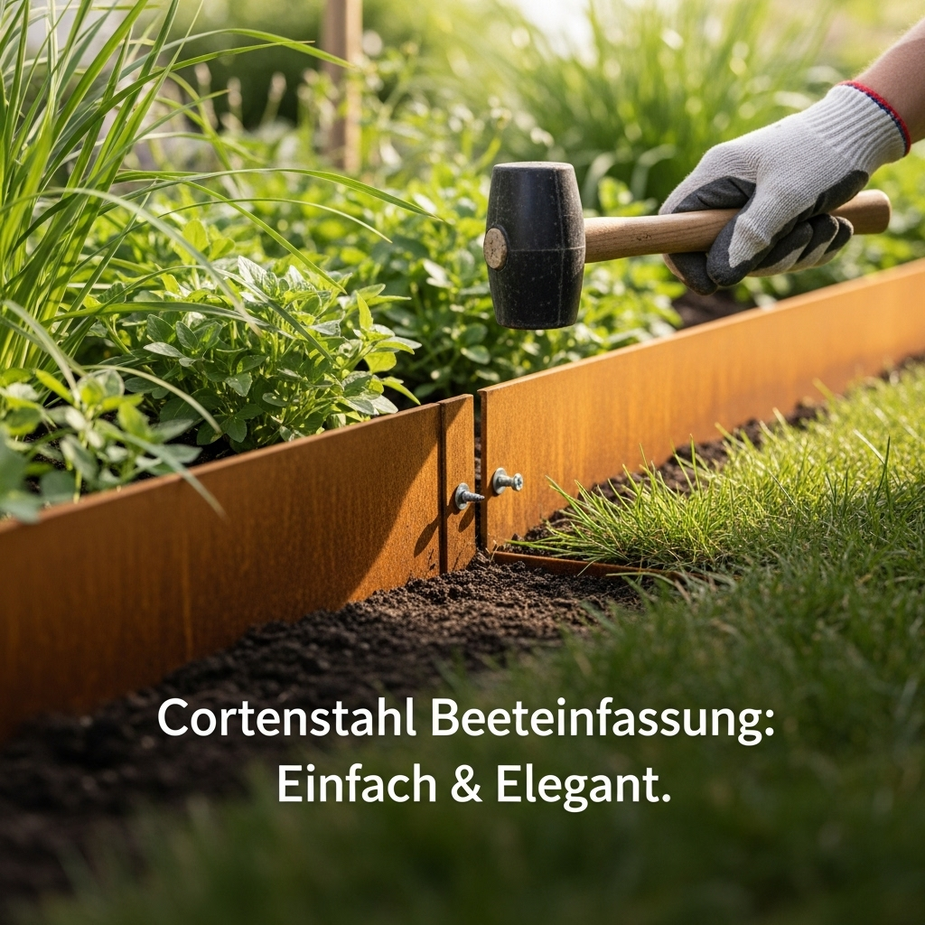Cortenstahl Beeteinfassung einbauen: Die ultimative Schritt-für-Schritt-Anleitung